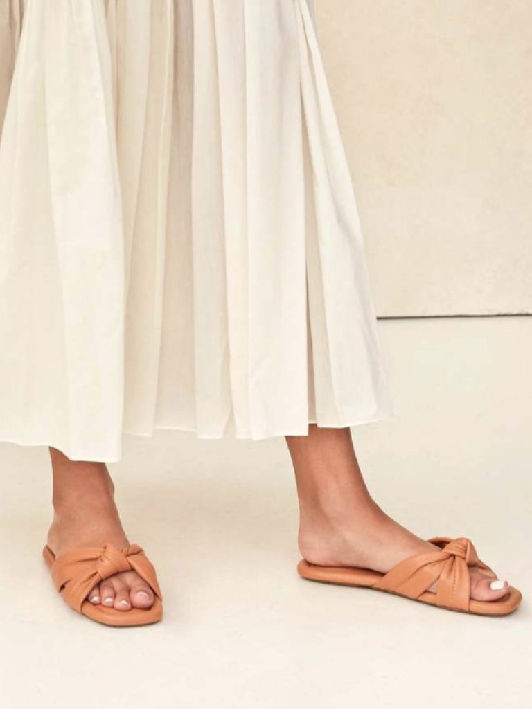 Loeffler Randall Polly Puffy Knot Slide Sandals